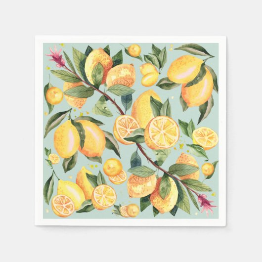 レモンナプキンス スタンダードカクテルナプキン (正面)