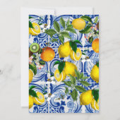 レモンノパーソナライズされたートカード サンキューカード (裏面)