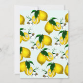 レモンノパーソナライズされたートカード サンキューカード (裏面)