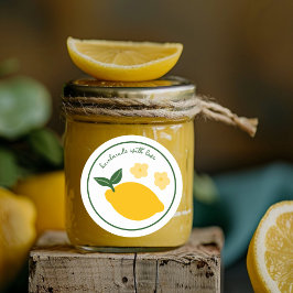 レモンハンドメイド手作りクラフトお気に入りギフトトリートカスタム ラウンドシール