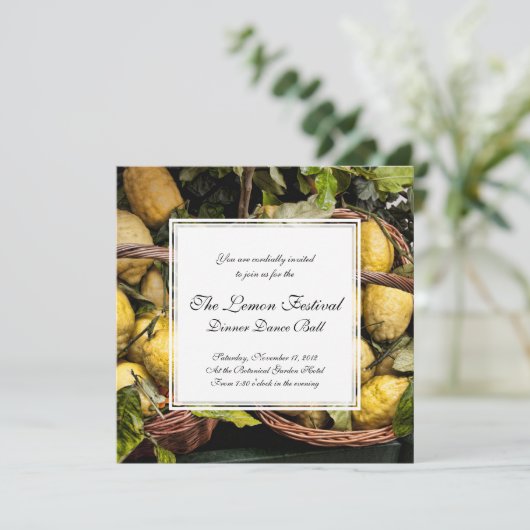 レモンバイタリアンスケットアマルフィコーストレモンズ 招待状 (スタンド正面)