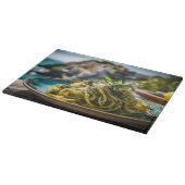 レモンバジルペストスパゲッティ – コースタルテラス カッティングボード (角)