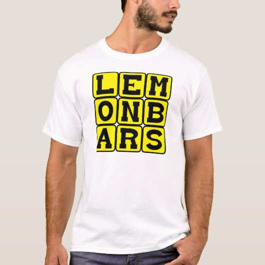 レモンバーのデザート Tシャツ (正面)