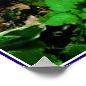 レモンバームのハーブガーデンポスター ポスター (角)