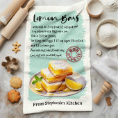 レモンバーレシピ パーソナライズされた キッチンタオル