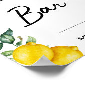 レモンバー レモン 看板 オーダーメイド ポスター (角)