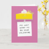 レモンパイバレンタイン カード (黄色い花)