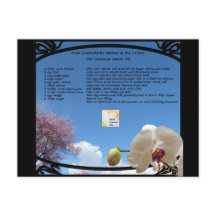 レモンパイレシピはがき