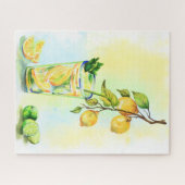 レモンパズルジュースクール飲料 ジグソーパズル (横)