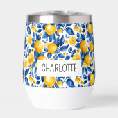 レモンパターントロピカルフルーツパーソナライズされた名 (正面)