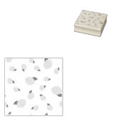 レモンパターン印刷ゴム印 ラバースタンプ (押印)