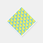 レモンパターン紙プレート スタンダードカクテルナプキン (角)