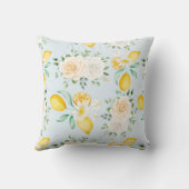 レモンパターン装飾用クッション クッション (裏面)