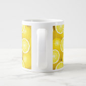 レモンパターン2 ジャンボコーヒーマグカップ (裏面)
