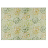 レモンパターン カッティングボード (正面)