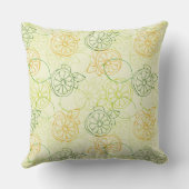 レモンパターン クッション (裏面)