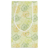 レモンパターン スモールペーパーバッグ (正面)