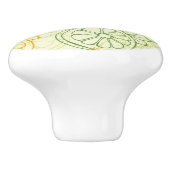 レモンパターン セラミックノブ (側面)