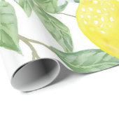 レモンパターン ラッピングペーパー (ロールコーナー)