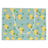 レモンパターン ラージペーパーバッグ (裏面)