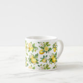 レモンパターン,レモンの花離れ,柑橘類 エスプレッソカップ (正面右)