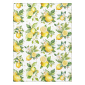 レモンパターン，レモンの花離れ,柑橘類 テーブルクロス (正面)