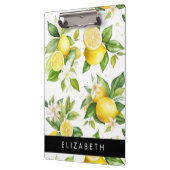 レモンパターン,レモンフラワー離れズ,お名前 クリップボード (左)