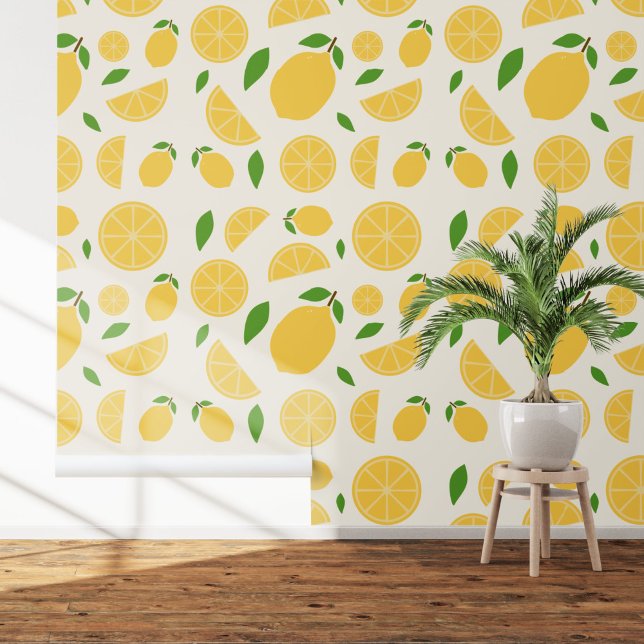 レモンパターン 壁紙 (Lemon Pattern Wallpaper)