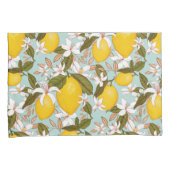 レモンパターン 枕カバー (正面右)