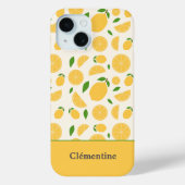レモンパターン Case-Mate iPhoneケース (裏面)