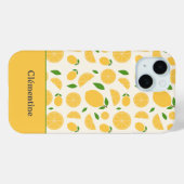 レモンパターン Case-Mate iPhoneケース (裏面 (横))