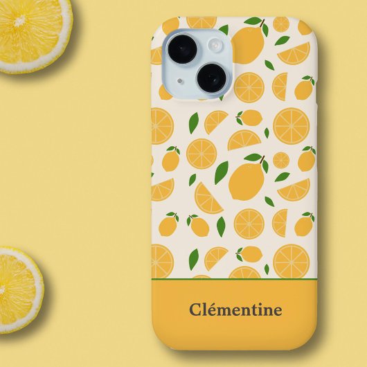 レモンパターン Case-Mate iPhoneケース