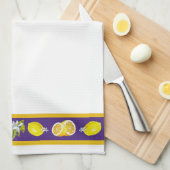 レモンパターンI キッチンタオル (四つ折り)