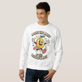 レモンパワー メンズTシャツ スウェットシャツ (正面フル)