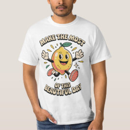 レモンパワー メンズTシャツ - Make the Most Tシャツ