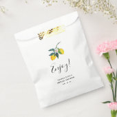 レモンパーソナライズされたトロピカル フェイバーバッグ (封をした状態)