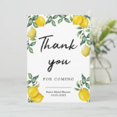 レモンパーティー感謝のサイン 招待状 (スタンド正面)