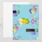 レモンパーティー 招待状 (正面/裏面)