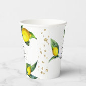 レモンビッグリーフ ブライダルシャワー ペーパーカップ (右)