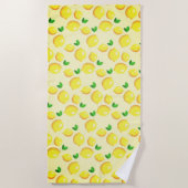 レモンビーチタオル ビーチタオル (正面)