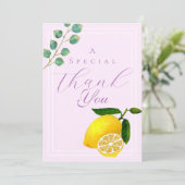 レモンピンクありがとう サンキューカード (スタンド正面)