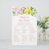 レモンピンクの金ゴールドフローラあなたの財布のゲームの中に何が (スタンド正面)