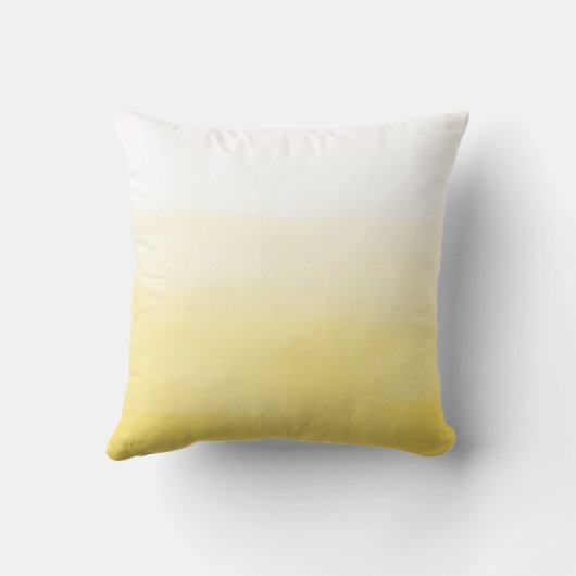 レモンピンクグラデーションフローラ水感動的色 クッション (裏面)