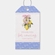 レモンピンクボウ名門私立校風のベビーシャワー