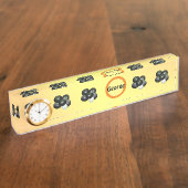 レモンピーチローンボウル,机用ネームプレート デスクネームプレート (側面)