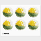 レモンピールラベル ラウンドシール (シート)