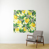 レモンファンタジー:クリエイティブフローラルパターン タペストリー (インサイチュ)