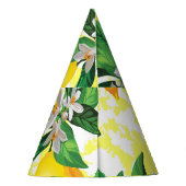 レモンファンタジー:クリエイティブフローラルパターン パーティーハット (裏面)