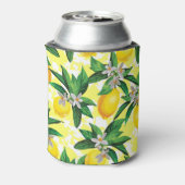 レモンファンタジー:クリエイティブフローラルパターン 缶クーラー (缶裏面)