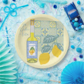 レモンファームレトロ ペーパープレート (パーティー)